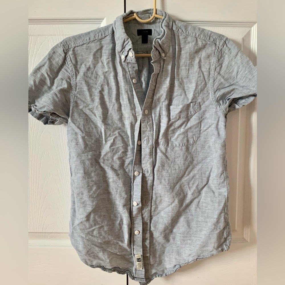 J Crew linen blend shirt